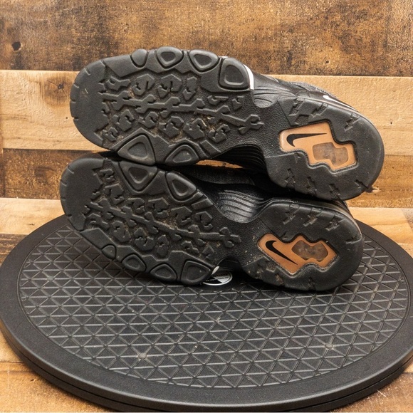 NIKE AIR MAX 2 CB 94 BLACK DENIM MENS ATHLETIC SHOES BASKETBALL RETRO SIZE 7.5 - Picture 4 of 9